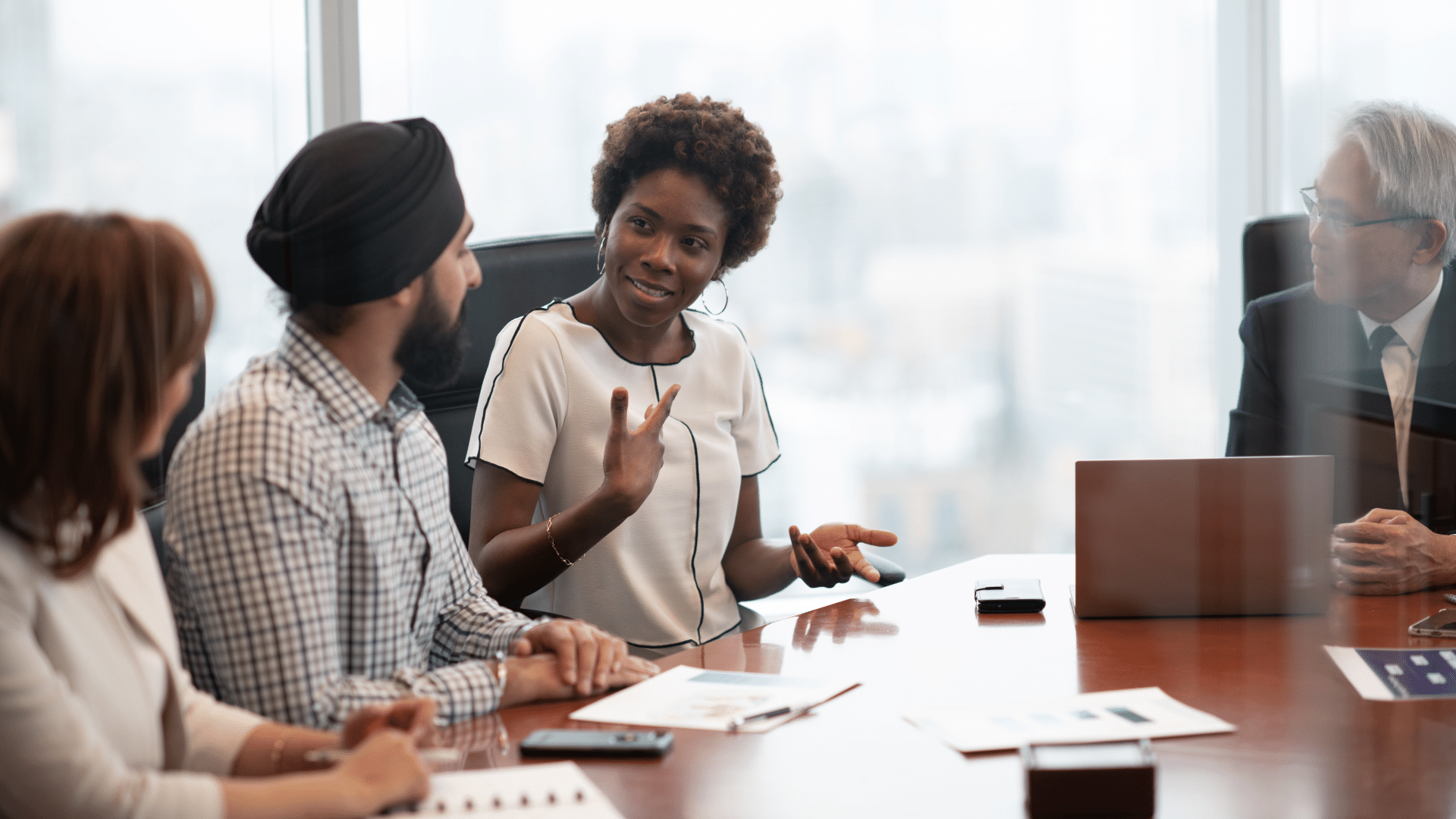 First meeting with employees